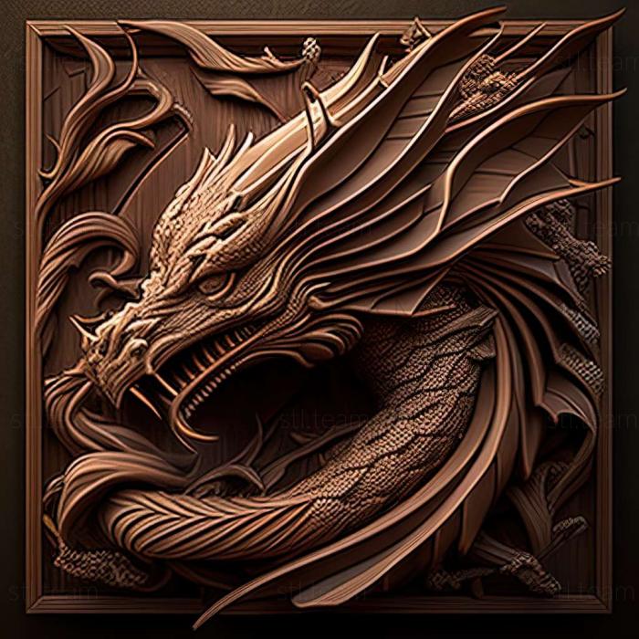 3D model Dragon 2014 game (STL)
